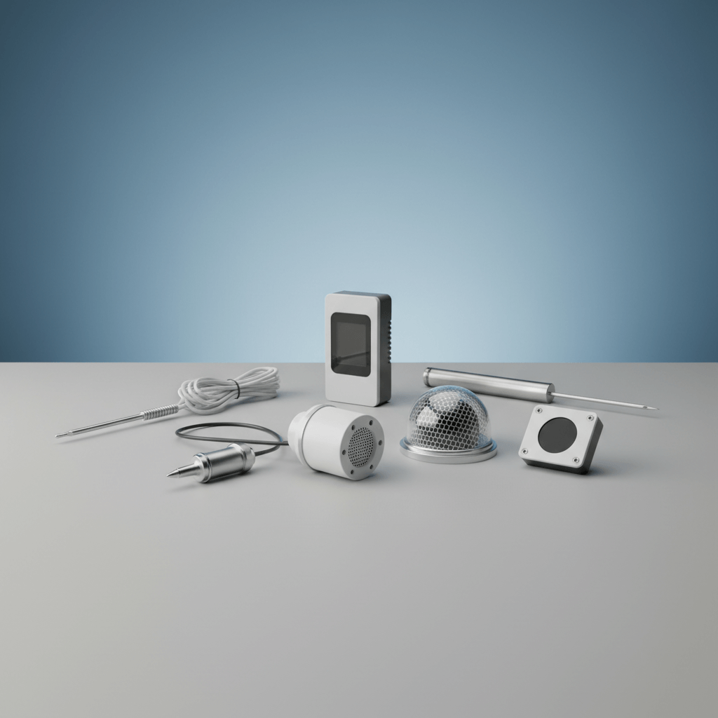 Assorted sensors studio arrangement